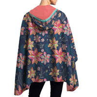 Raincaper - Ettavee Bold Flowers Floral Poncho