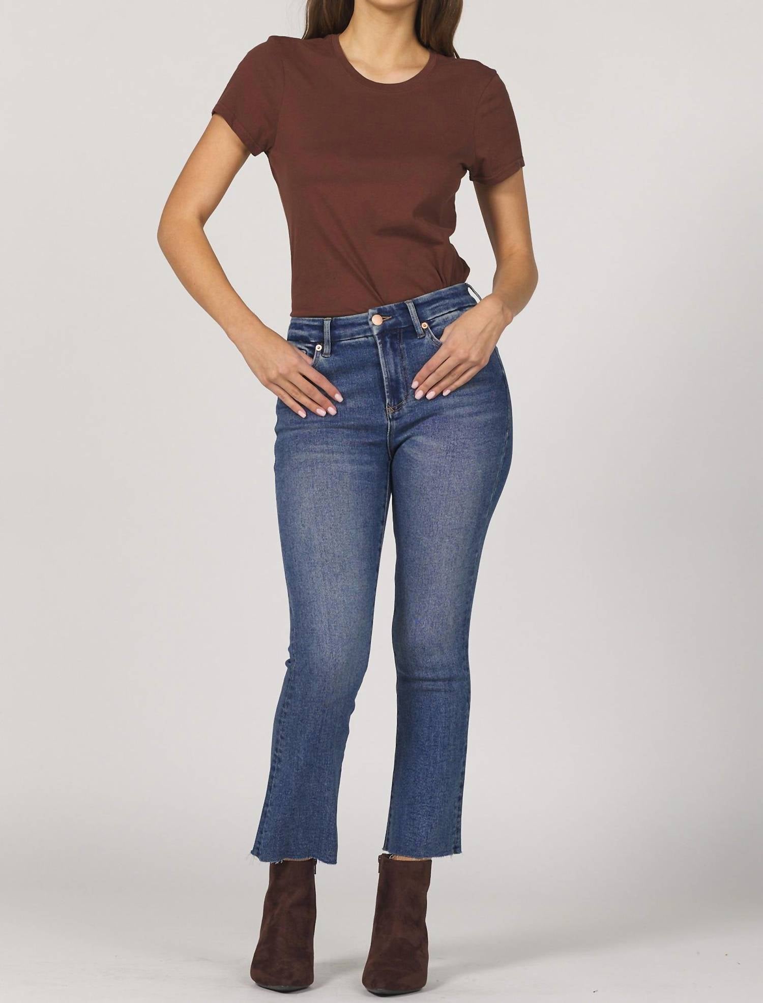 Dear John Denim - Jeanne Cropped Flare Jean
