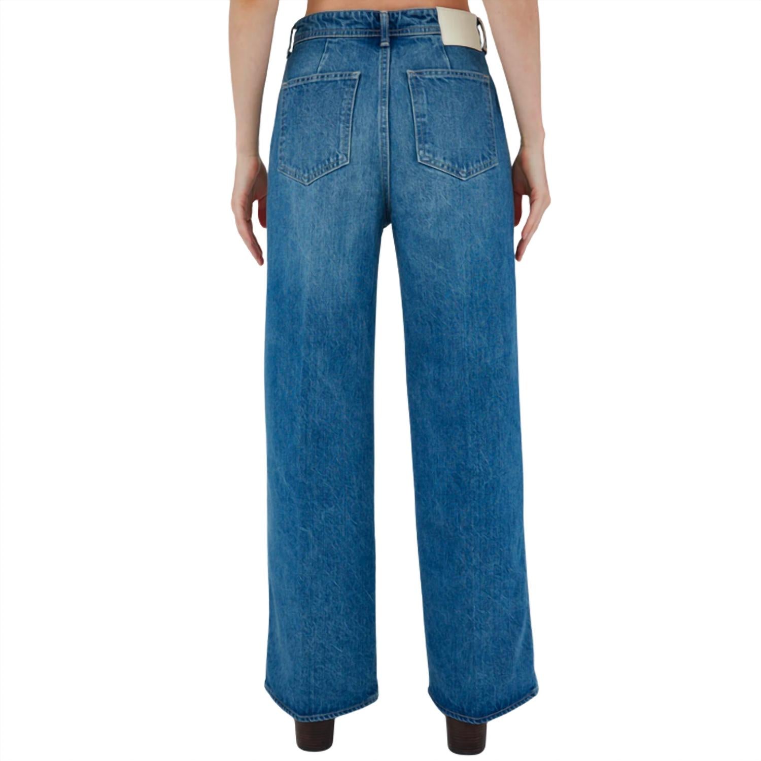 Moussy - Cambria Centerpress Wide-cropped Jean