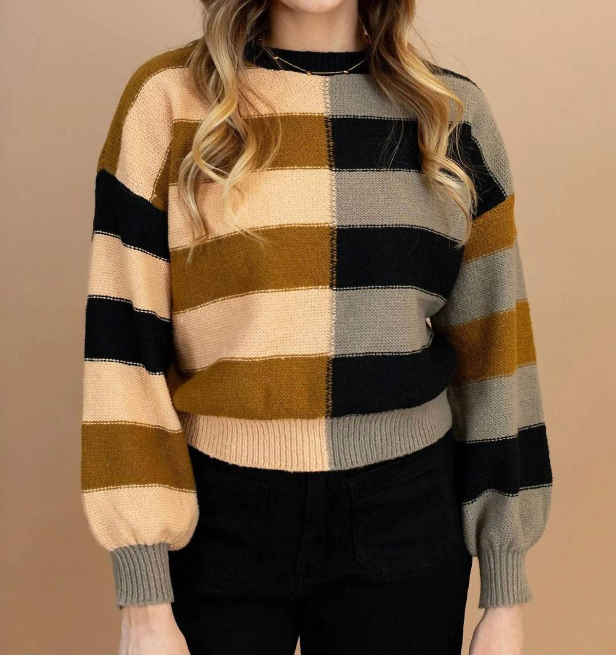 So Me - Tilly Stripe Sweater Top