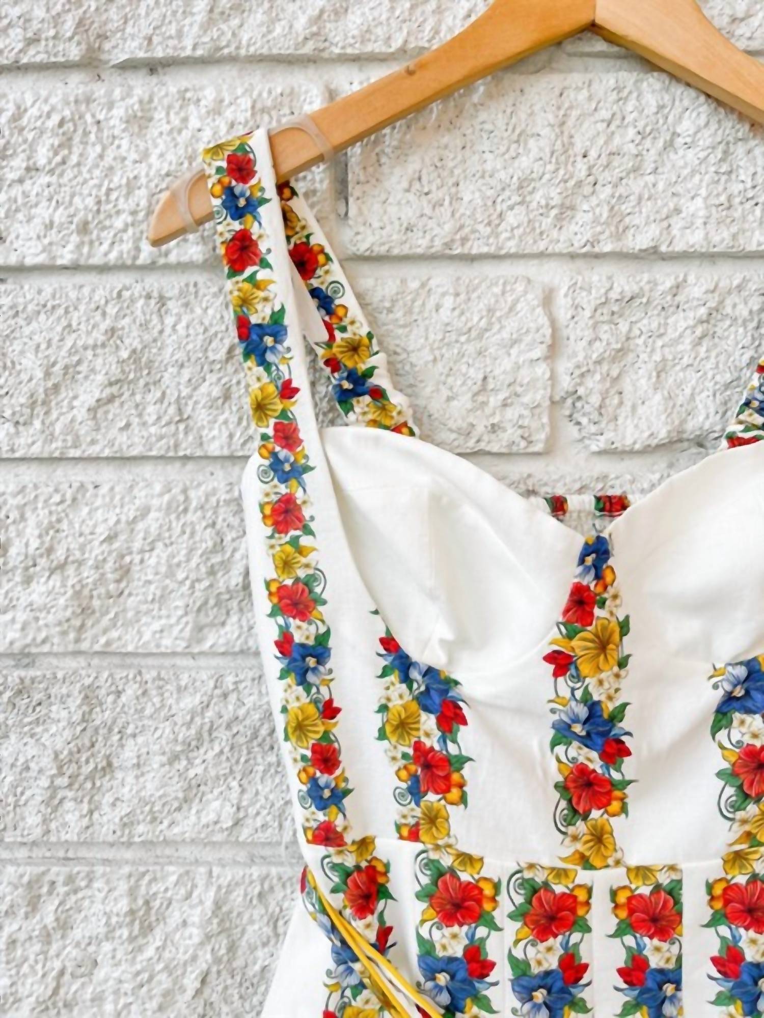Farm Rio - Floral Print Mini Dress