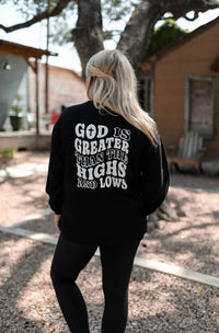 Jadelynn Brooke - God is Greater Sweatshirt