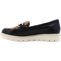 The FLEXX Women's Maila Loafer in black cuolo - women's flats - alternate view