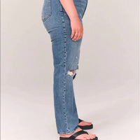 Abercrombie & Fitch - Vintage Stretch Curve Love Ultra High Rise 90s Straight Leg Jeans