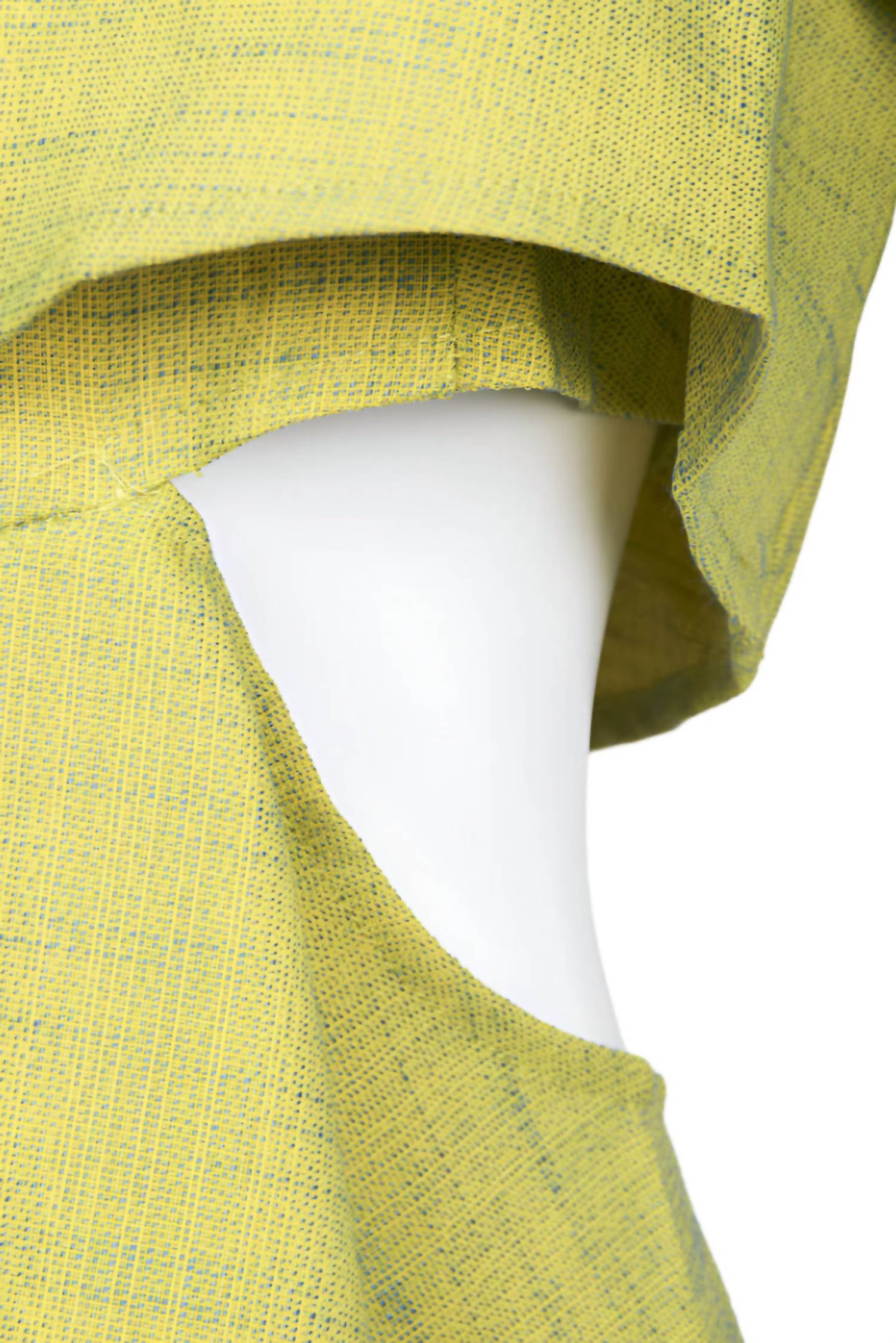 Why Dress - Women's Crew Neck Ruffled Sleeveless Crepe Top
