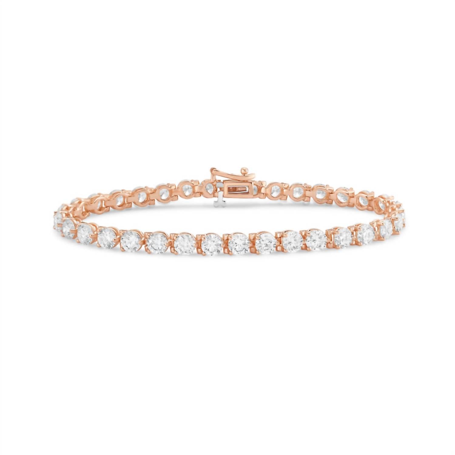 Diana M Jewels - Women's Round Lab-Grown Diamond Jewelry Bracelet (9.00 Ct) - Elegant Plus