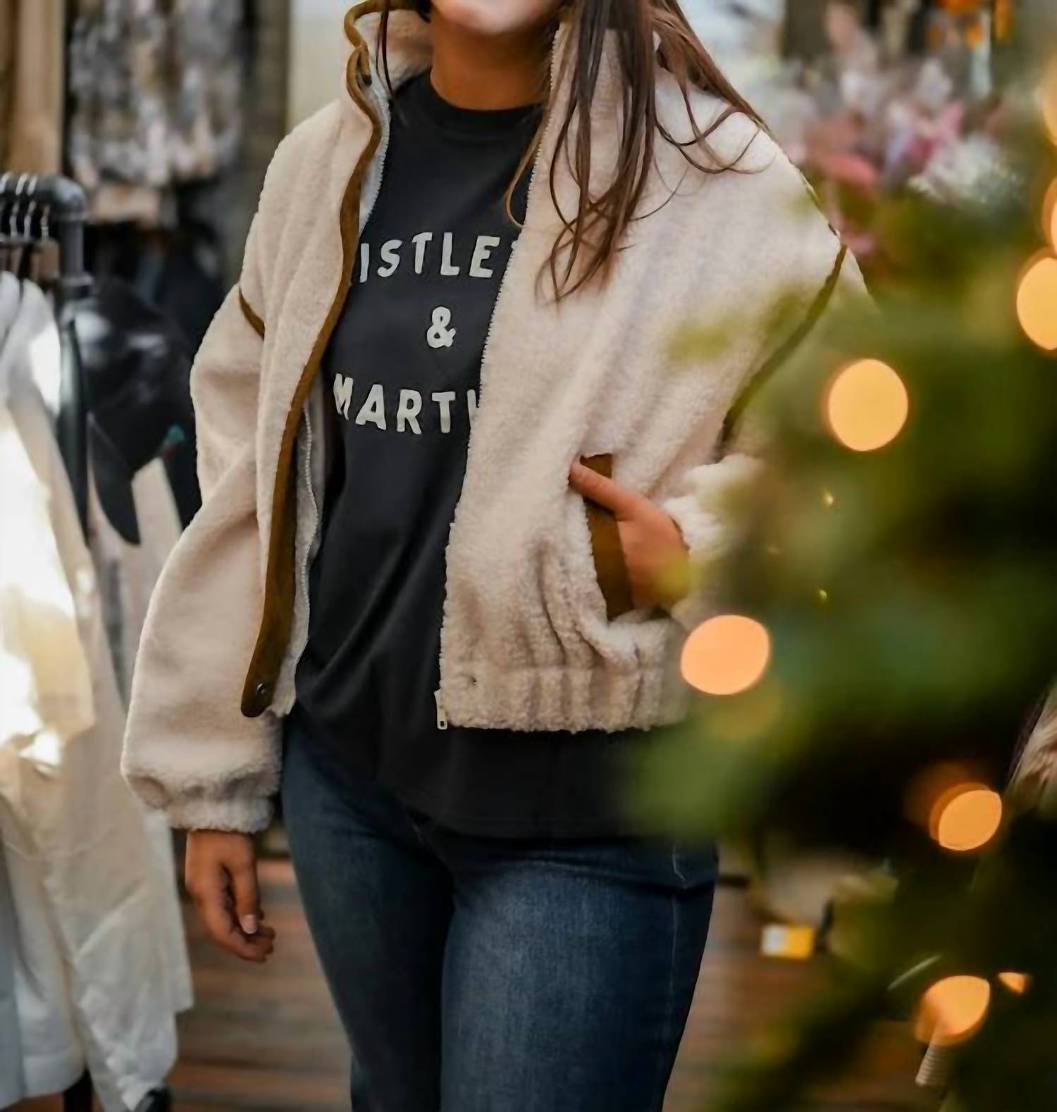 Elan - Teddy Bomber Jacket