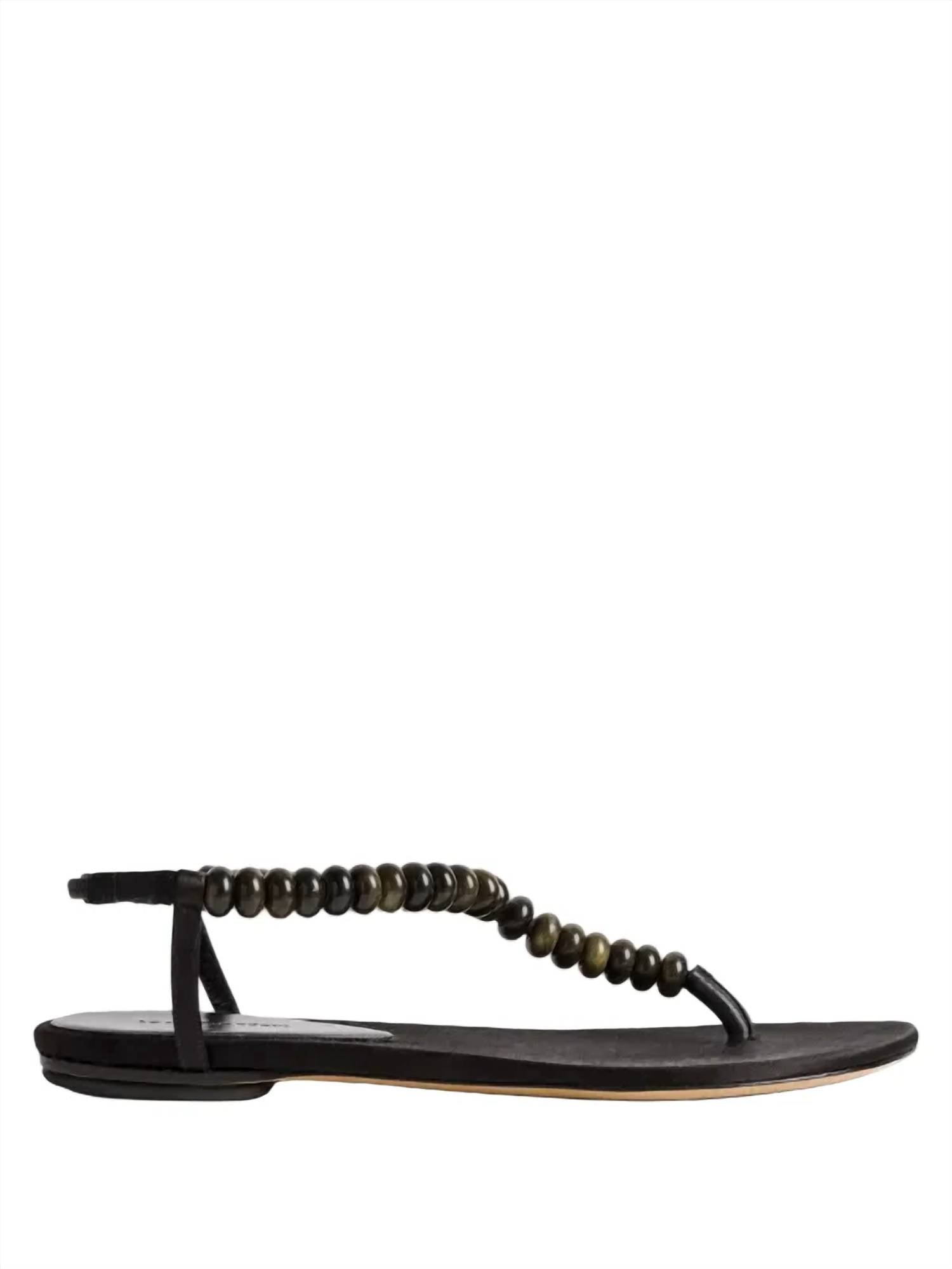 Le Monde Béryl - Women's Beaded Thong Sandal
