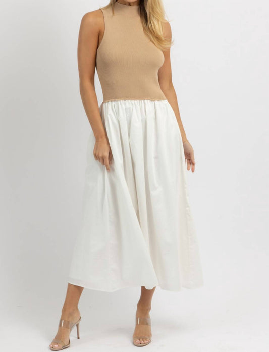 Lalavon - Madison Contrast Poplin Dress