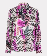 Esqualo - Zofia Zebra Print Blouse