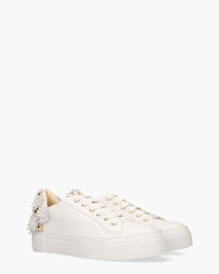 AGL Women's Daisy Sneaker in white floral - women's sneaker - view 4