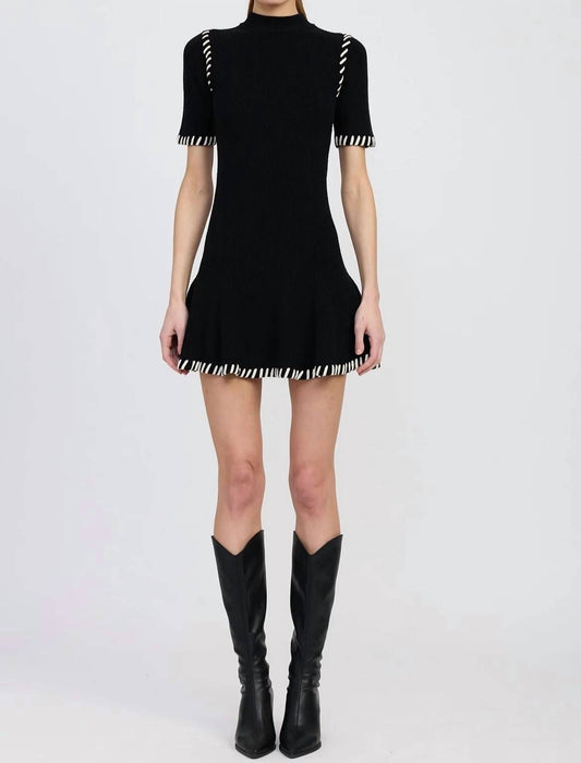 En Saison - Romilla Stitch Mini Dress
