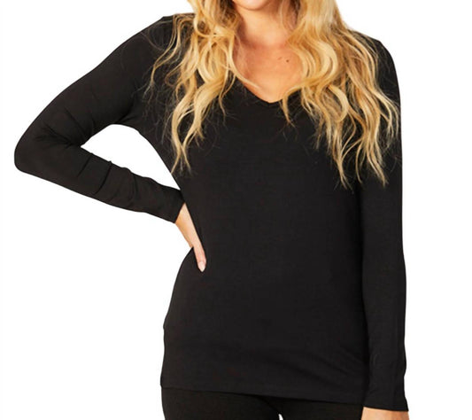 V-Neck Long Sleeve