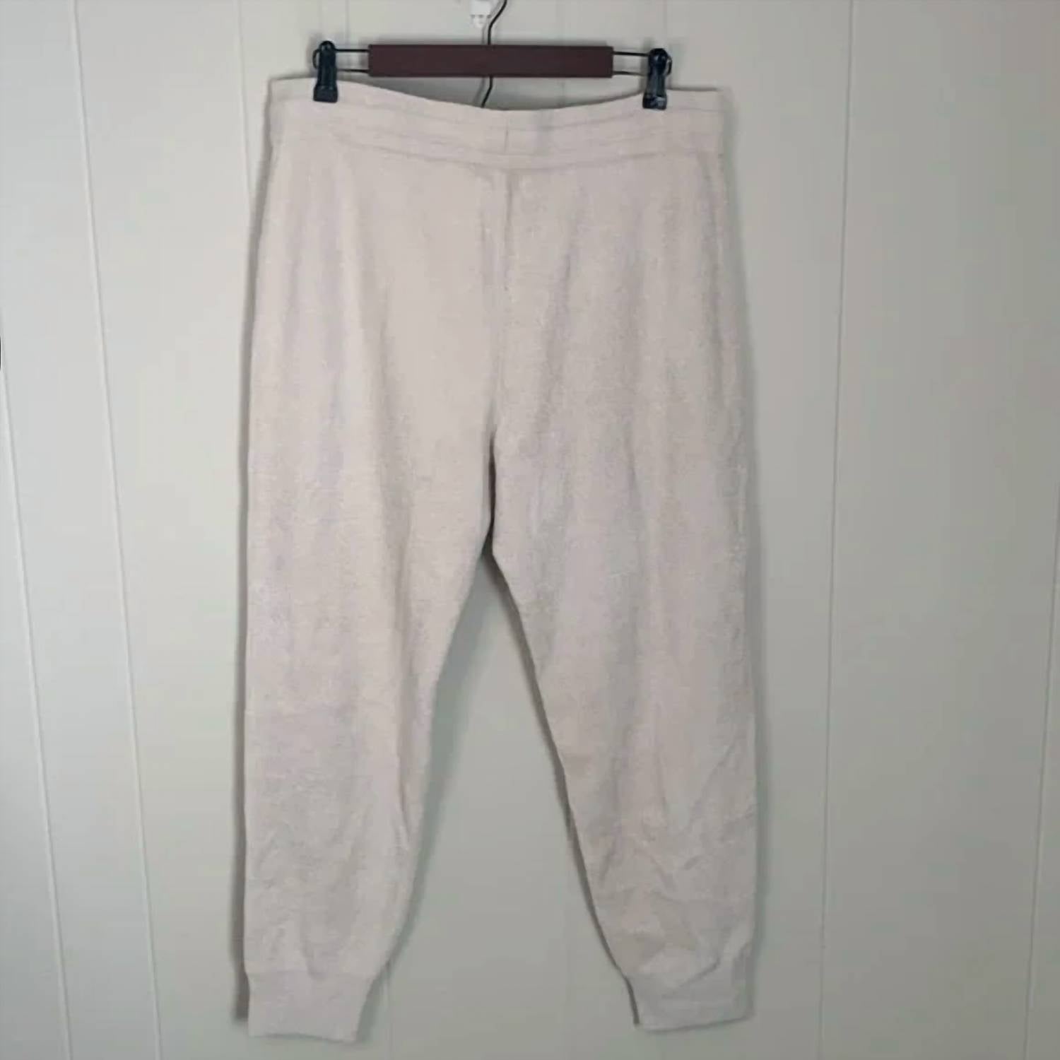 BAREFOOT DREAMS Cozychic Ultra Lite Brushed Fleece Jogger in sand dune - women's pants - view 4