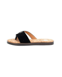 YELLOWBOX Women's Barann Flat Sandals in black - women's sandal