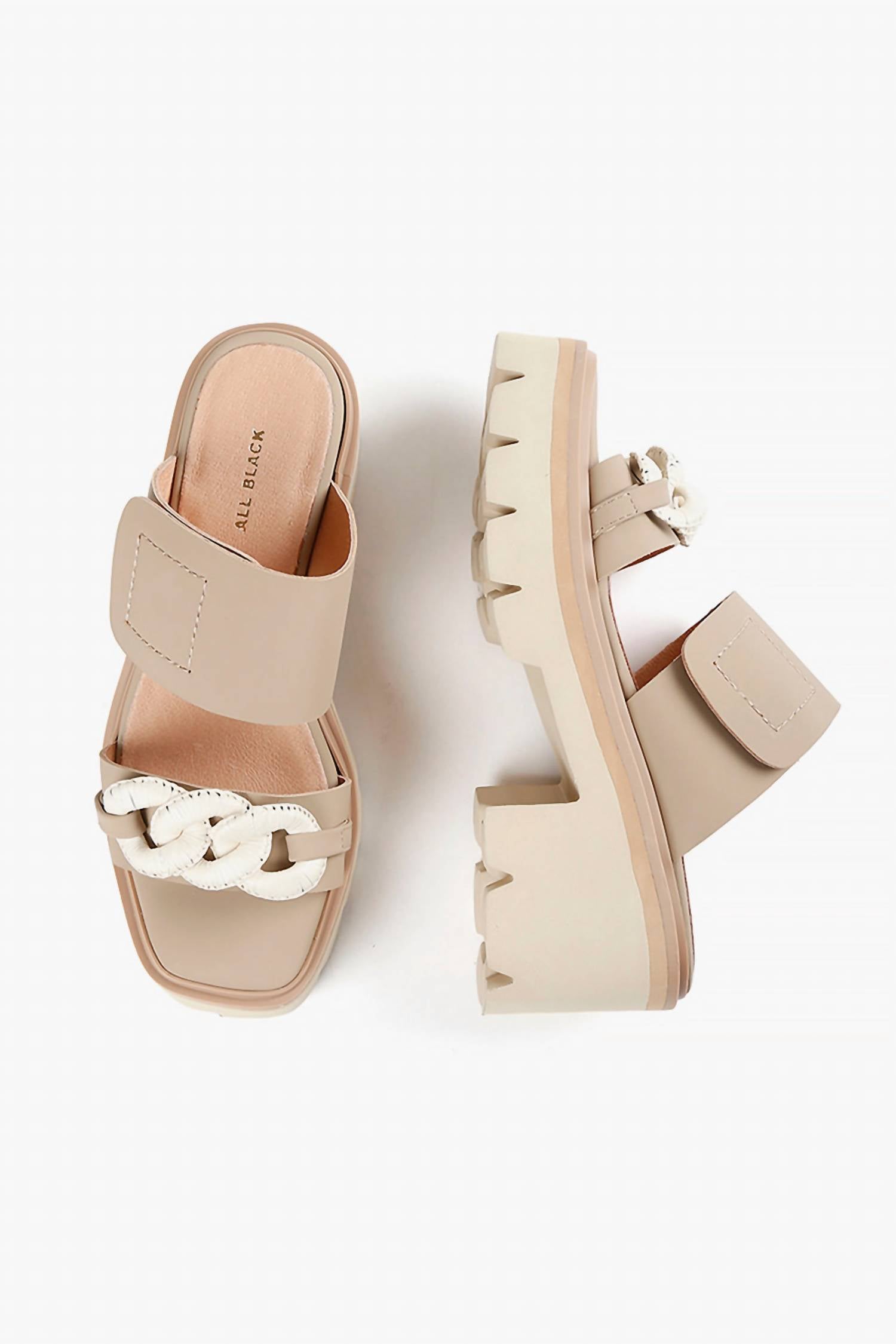 All Black - Women's Link & Lugg Vel Sandal