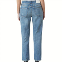 CLOSED Women's A Better Blue Milo Jean in mid blue - women's jeans - detail view