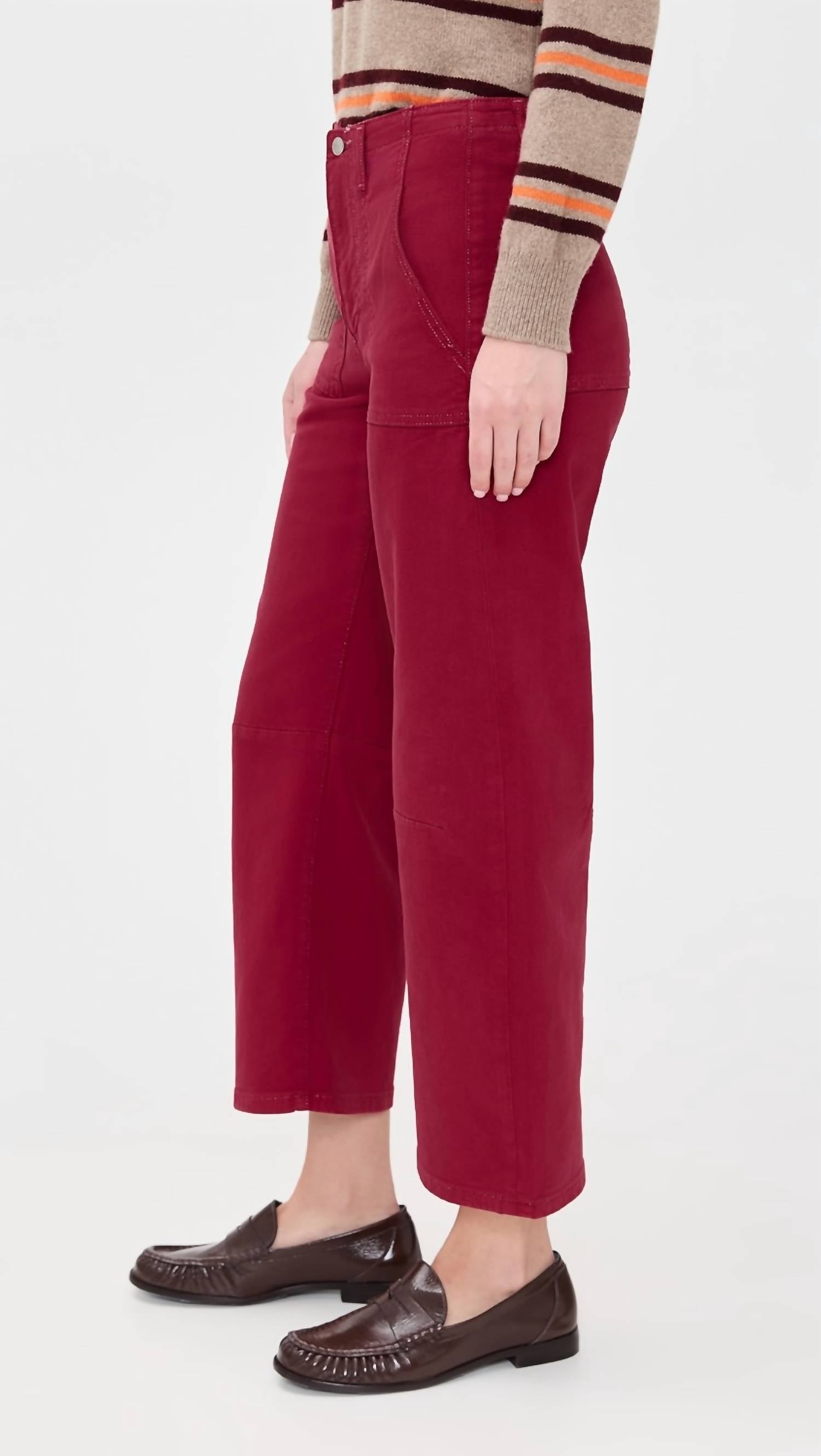 Le Jean - Utility Soft Barrel Mid Rise Jeans