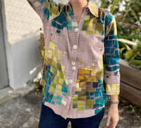 Parsley & Sage - Irene Printed Button Down Shirt