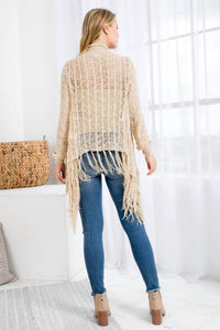 Miracle - Crocheted Long Sleeve Cardigan