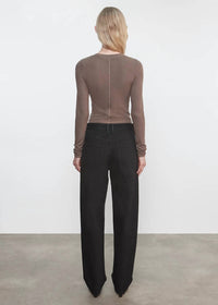 Enza Costa - Silk Rib Essential Cardigan