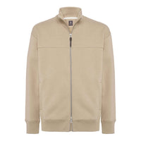 Boggi Milano - Soft Cotton Full Zip Mock-neck Jacket