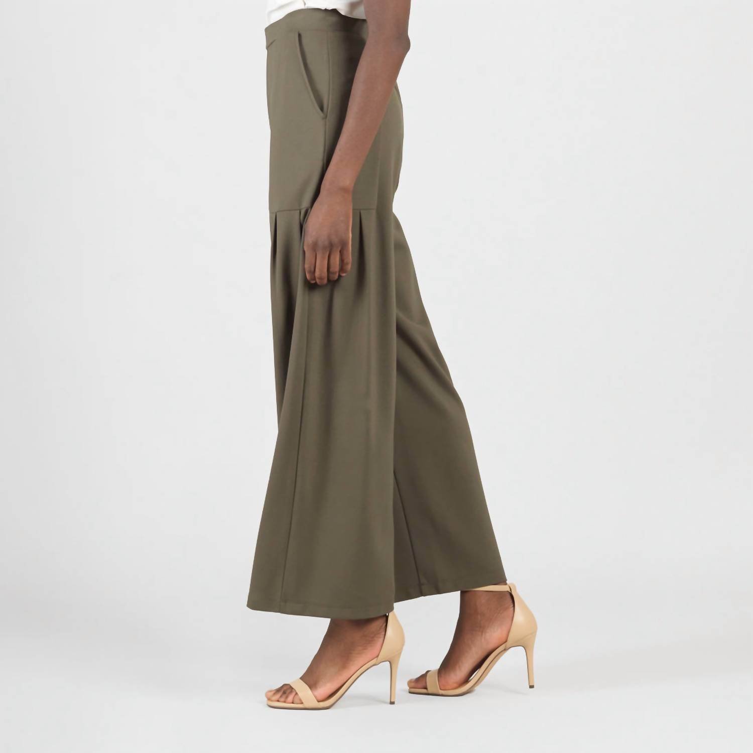 Clara Sun Woo - Knit Pants With Pleated Pockets