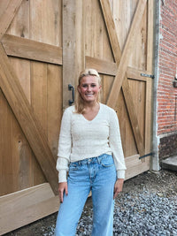 Design History - Fleur V Neck Sweater