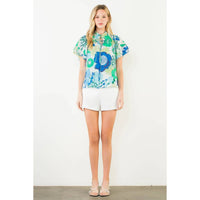 Thml - Floral Print Top With Tie Detail