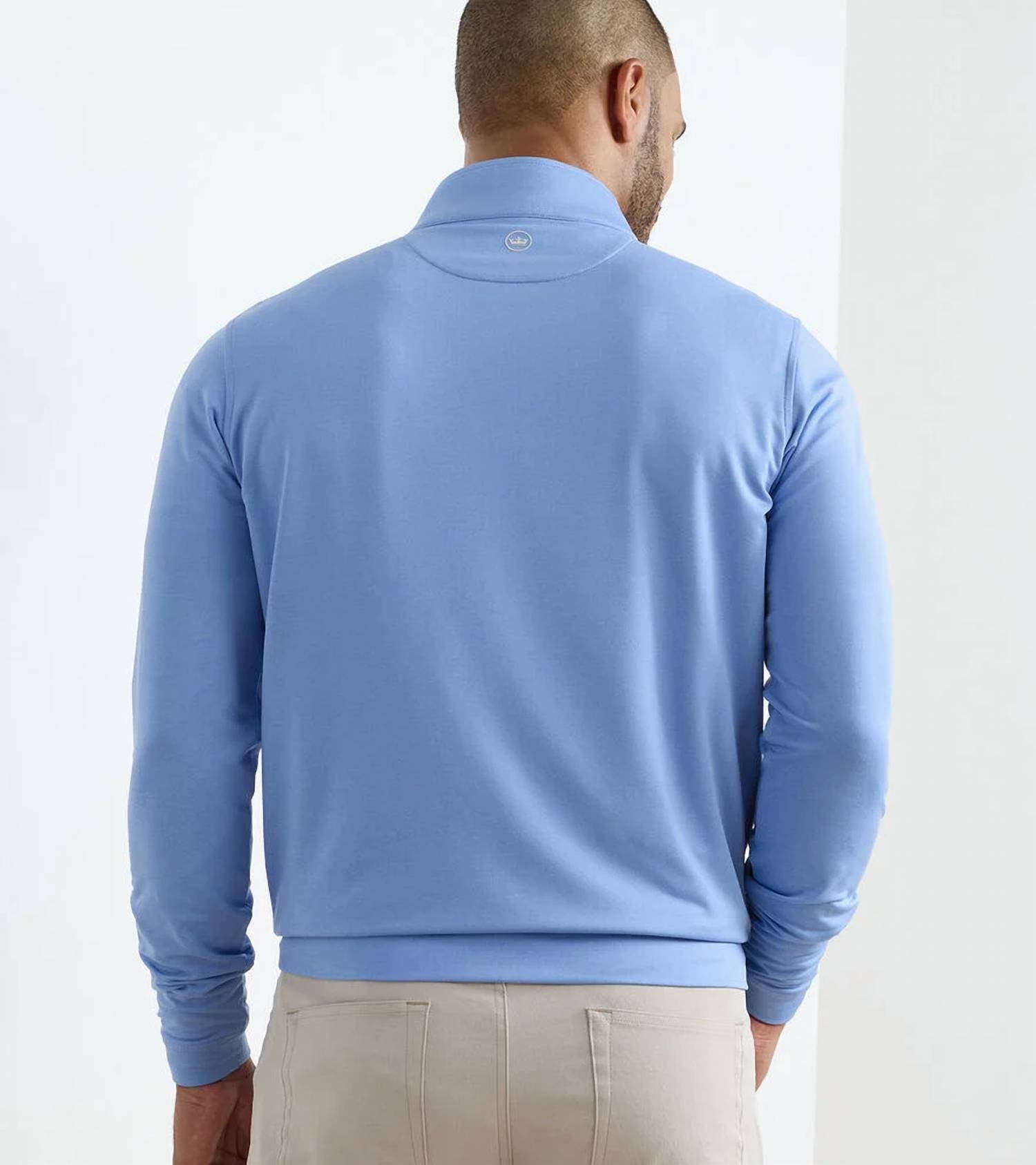 Peter Millar - Men's Perth Melange Performance Quarter Zip Sweatshirt