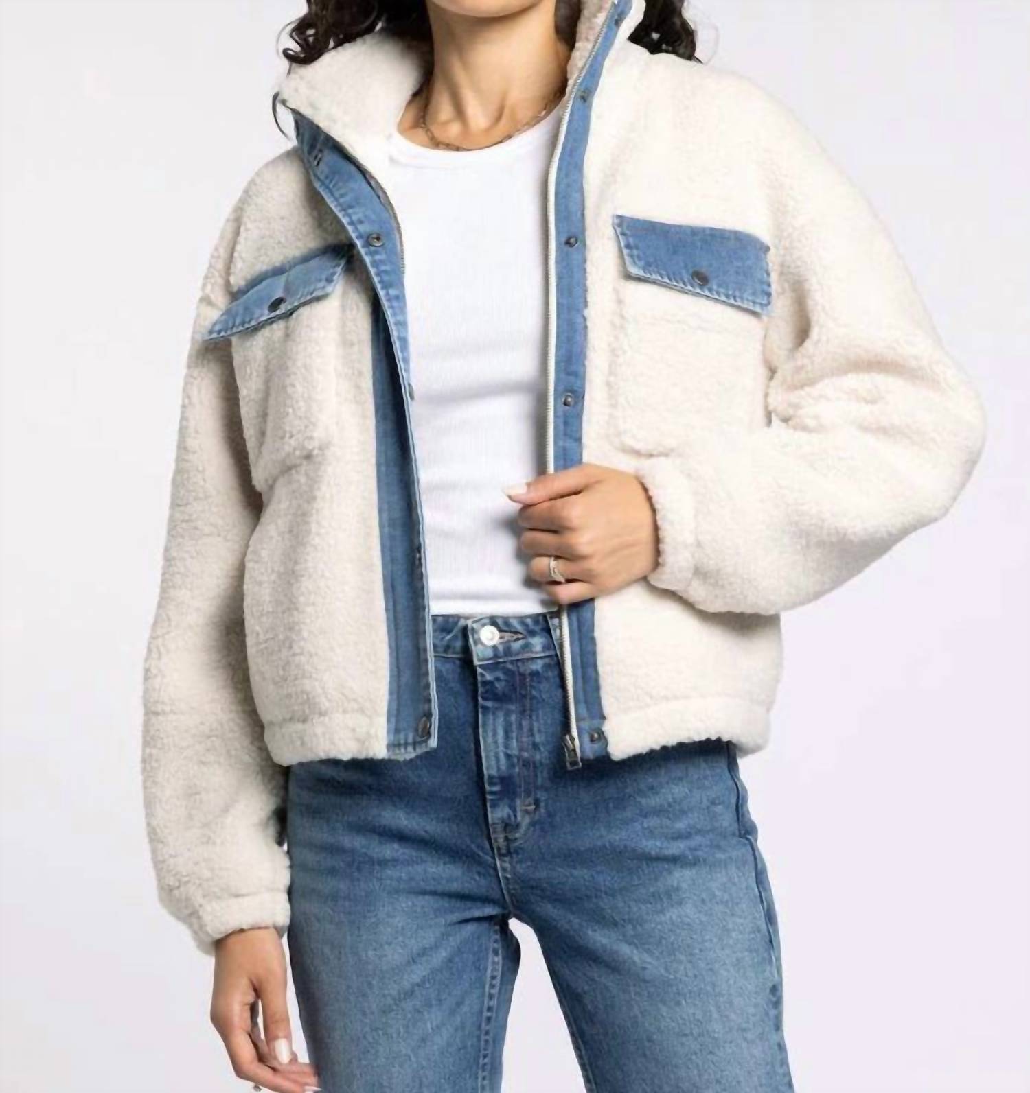 Thread & Supply - Leona Fluffy Faux-shearling Jacket