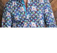 Eight X - Radical Eyeball Button Down Shirt With Trim