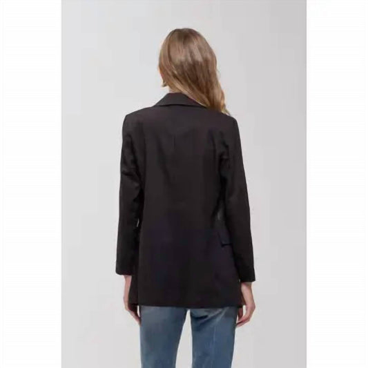 The Workshop - 3/4 Cuff Sleeve Collared Blazer