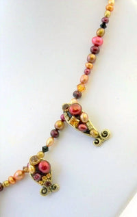 Michal Golan - Women's Pearl Fish Pendant Necklace