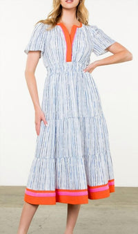 Thml - Blue Striped Maxi Dress