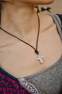 Island Cowgirl Women's Dream With Faith Necklace in silver - women's jewelry - view 4