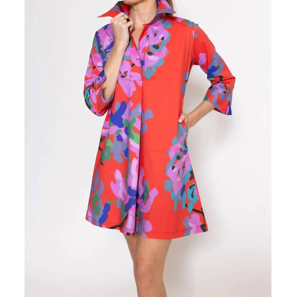 House Of Mbr - Ruthie Shirt Mini Dress