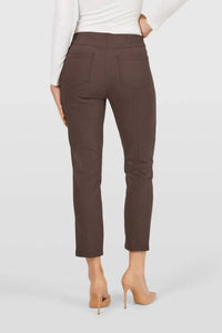 ROBELL Bella Straight Fit Trousers in toffee - women's pants - alternate view