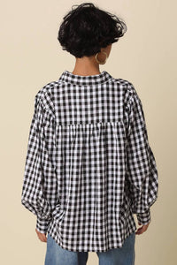 Olivaceous - Haley Gingham Button Down Shirt