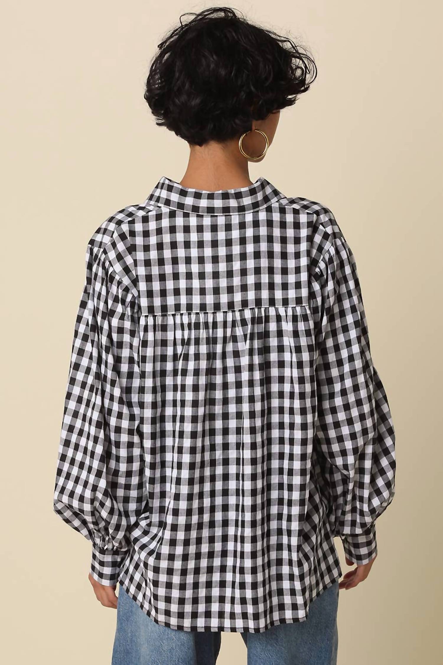 Olivaceous - Haley Gingham Button Down Shirt
