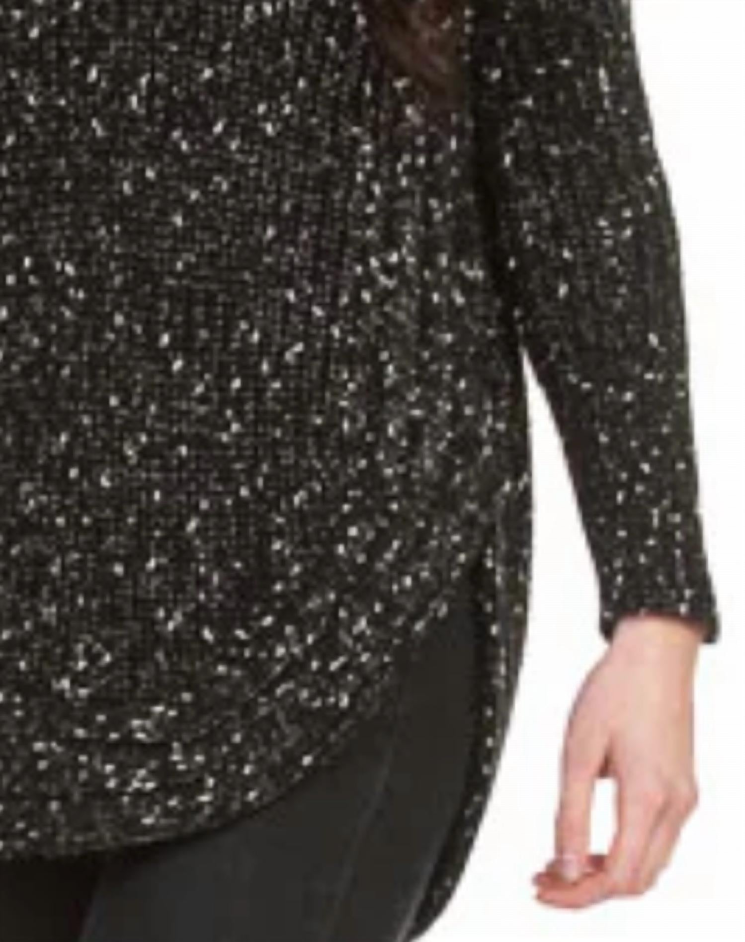 Papillon - Heathered Shirt Hem Sweater
