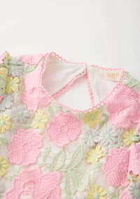 Marlo - Kid's Estella Embroidered Mini Dress