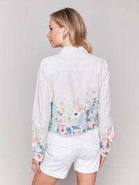 Charlie B - Front Pocket Floral Jacket