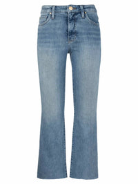 Kut From The Kloth - Kelsey High Rise Ankle Flare Jeans With Raw Hem