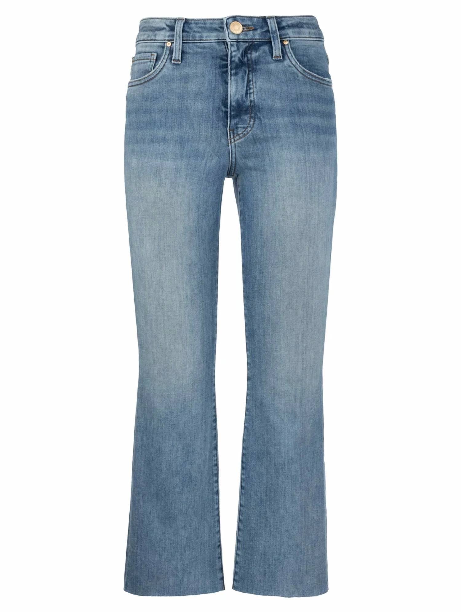 Kut From The Kloth - Kelsey High Rise Ankle Flare Jeans With Raw Hem