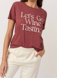 Project Social T - Let’s Go Wine Tasting Tee