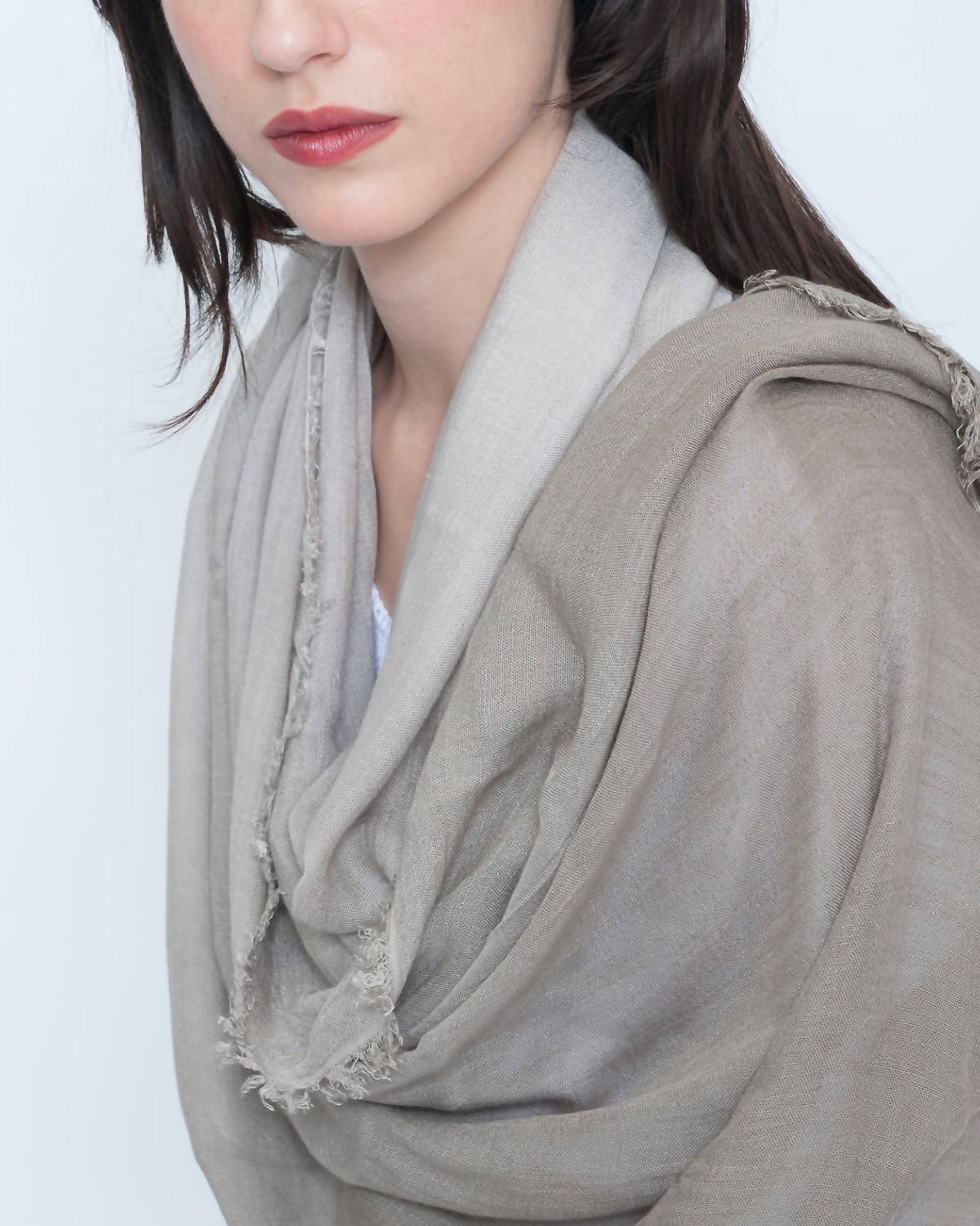 Blueberry - Dip Dye Scarf