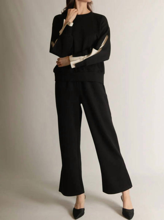 P.Cill - Blake Wide Leg Pants With Bottom Slits