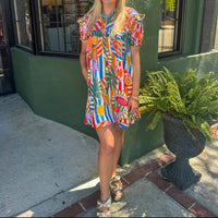 Karlie - Tropical Fruit Baby Doll Dress