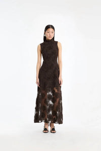 Rotate - 3D Flower Maxi Dress